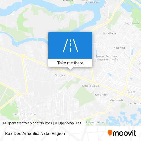 Rua Dos Amarilis map