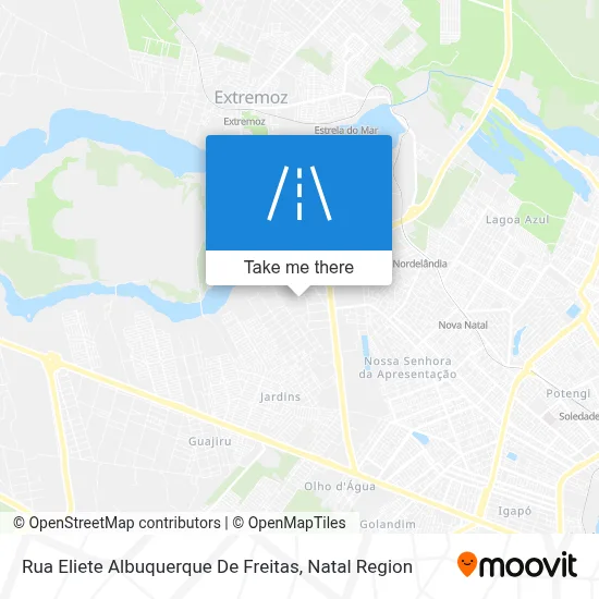 Rua Eliete Albuquerque De Freitas map