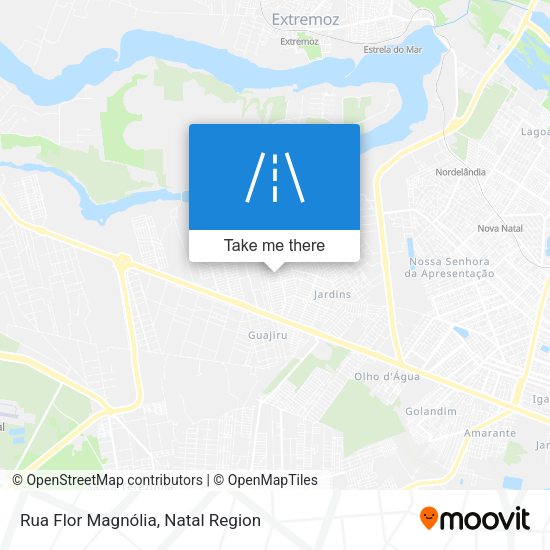 Rua Flor Magnólia map