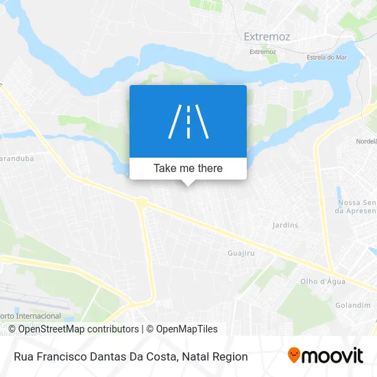 Rua Francisco Dantas Da Costa map