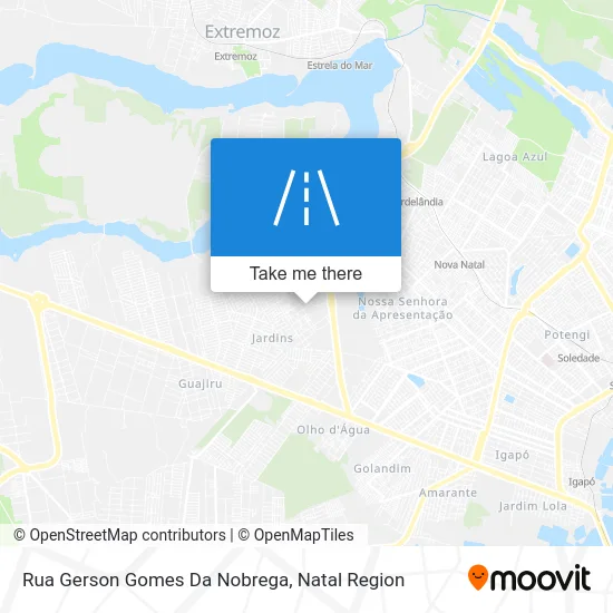 Rua Gerson Gomes Da Nobrega map