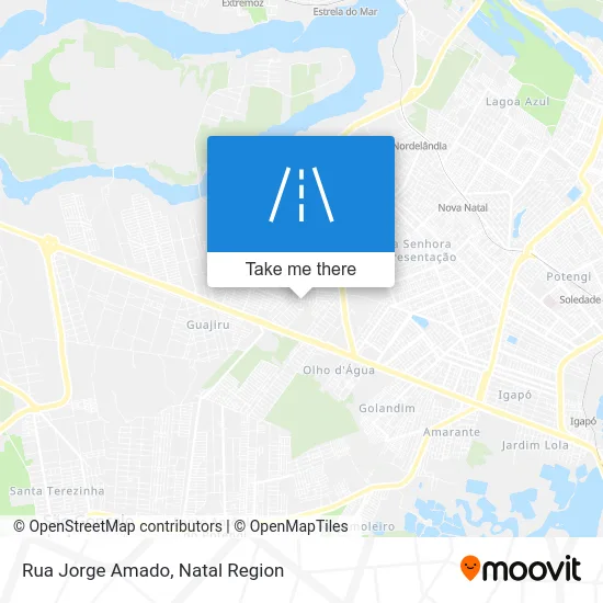 Rua Jorge Amado map
