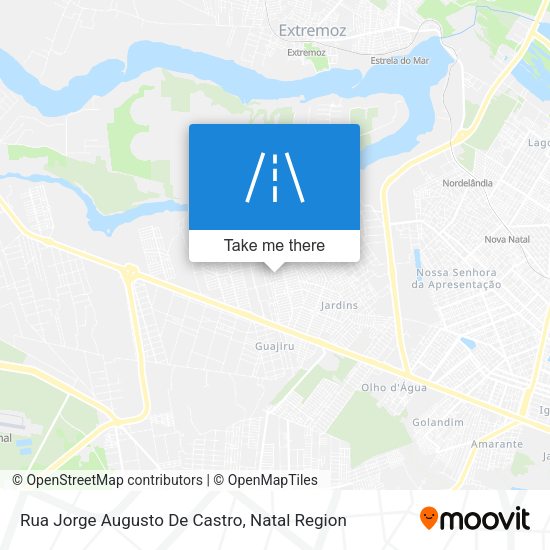 Rua Jorge Augusto De Castro map