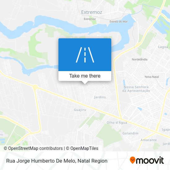 Rua Jorge Humberto De Melo map