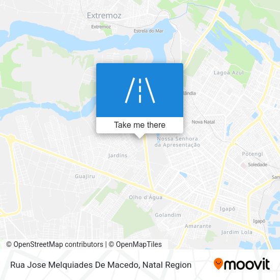 Rua Jose Melquiades De Macedo map