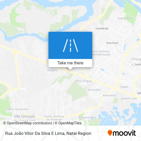 Rua João Vitor Da Silva E Lima map