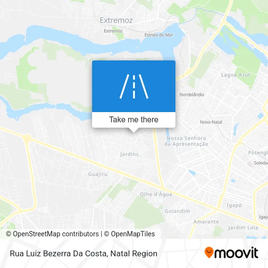 Rua Luiz Bezerra Da Costa map