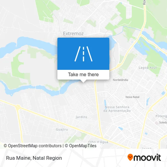 Rua Maine map