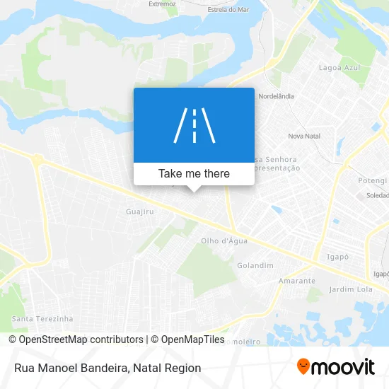 Rua Manoel Bandeira map