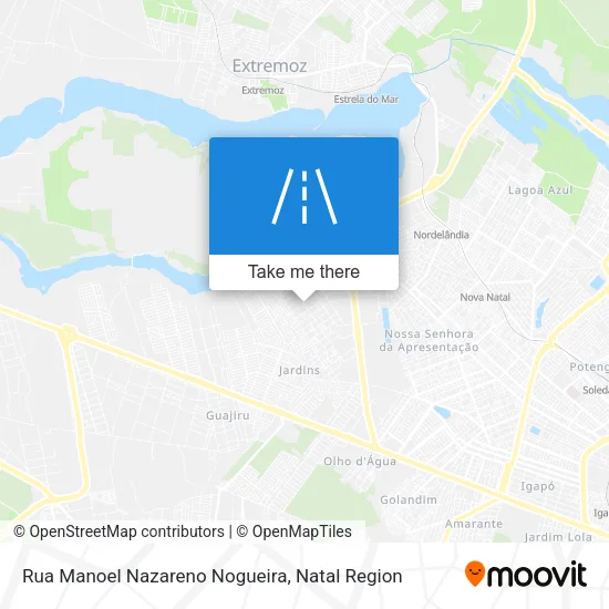 Rua Manoel Nazareno Nogueira map