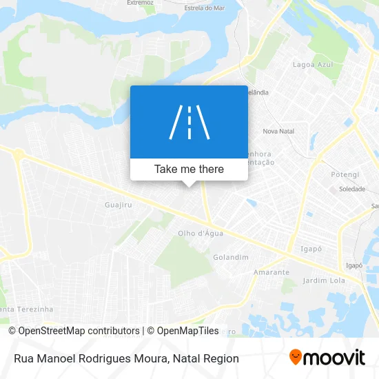 Rua Manoel Rodrigues Moura map