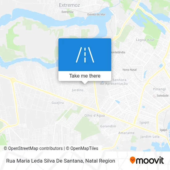 Rua Maria Leda Silva De Santana map