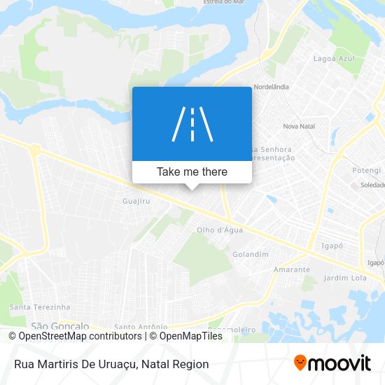 Rua Martiris De Uruaçu map