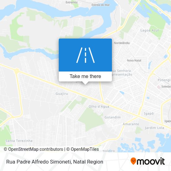 Rua Padre Alfredo Simoneti map