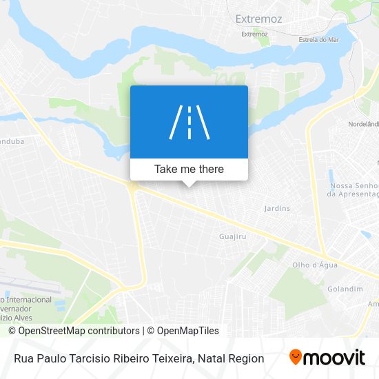 Rua Paulo Tarcisio Ribeiro Teixeira map