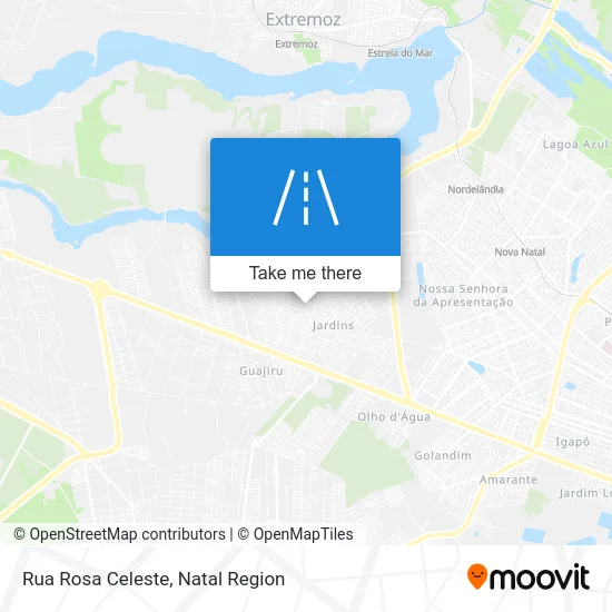 Rua Rosa Celeste map
