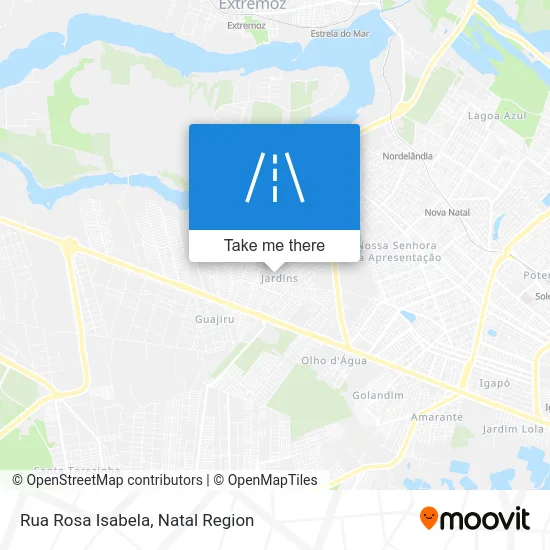 Rua Rosa Isabela map