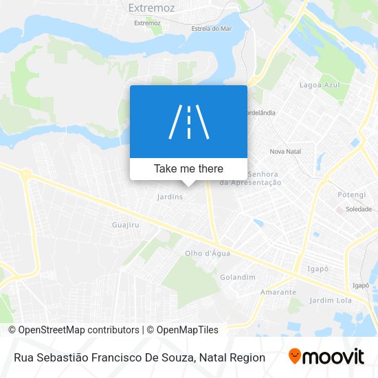 Rua Sebastião Francisco De Souza map