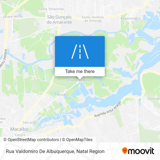 Rua Valdomiro De Albuquerque map