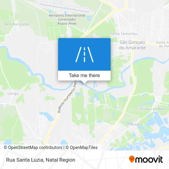 Rua Santa Luzia map