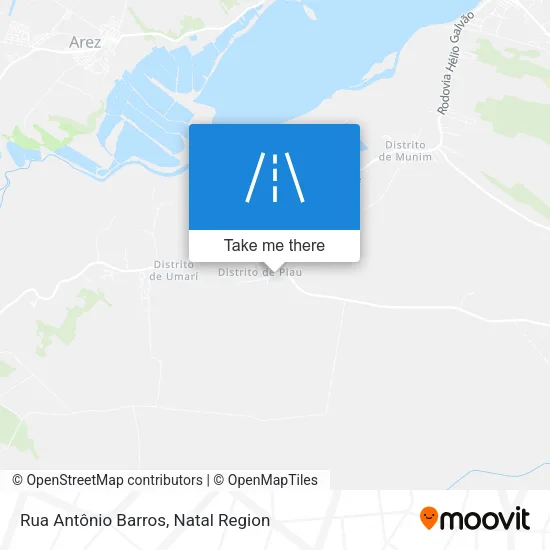 Rua Antônio Barros map