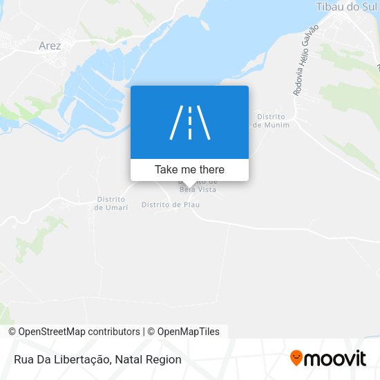 Rua Da Libertação map