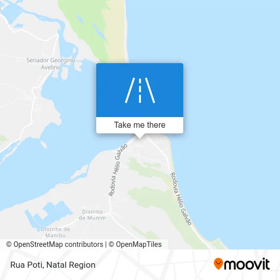 Rua Poti map