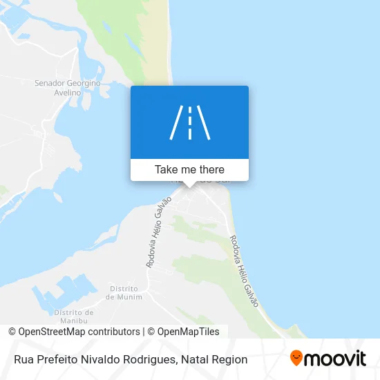 Rua Prefeito Nivaldo Rodrigues map