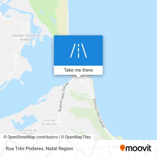 Rua Três Poderes map