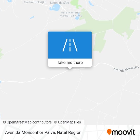 Avenida Monsenhor Paiva map