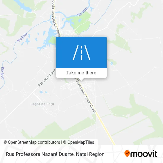 Rua Professora Nazaré Duarte map