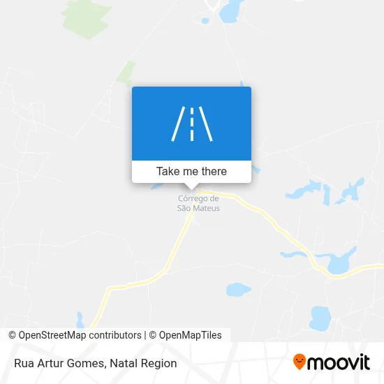 Rua Artur Gomes map