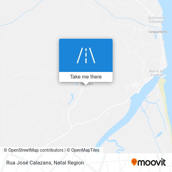 Rua José Calazans map
