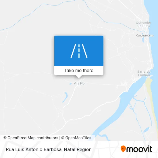 Rua Luís Antônio Barbosa map