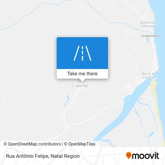 Rua Antônio Felipe map