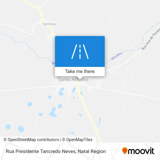 Rua Presidente Tancredo Neves map