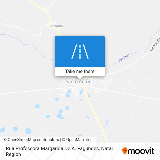 Rua Professora Margarida De A. Fagundes map