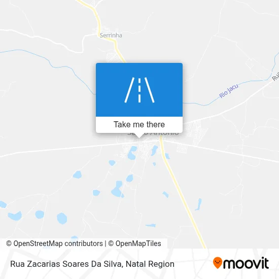 Rua Zacarias Soares Da Silva map