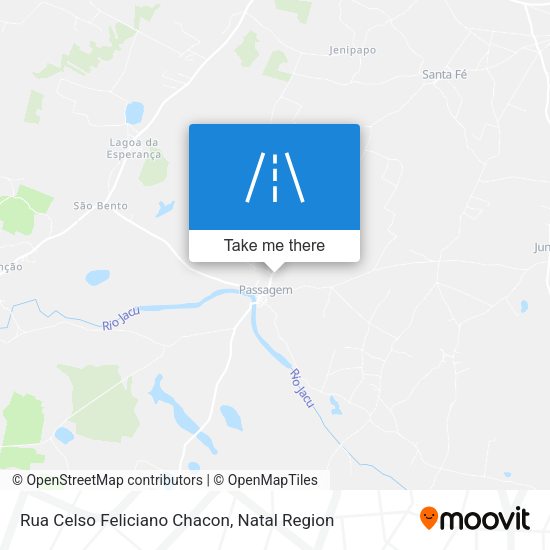 Rua Celso Feliciano Chacon map