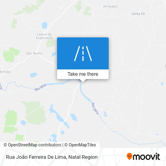 Rua João Ferreira De Lima map