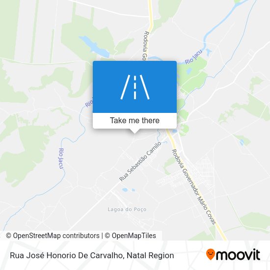 Rua José Honorio De Carvalho map