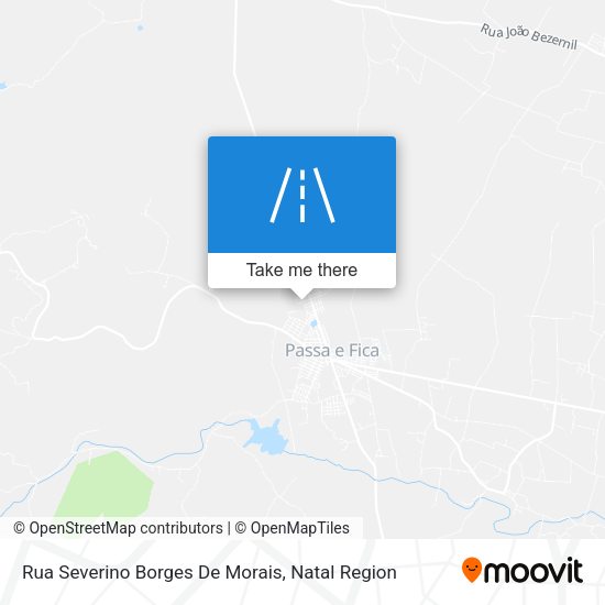 Rua Severino Borges De Morais map