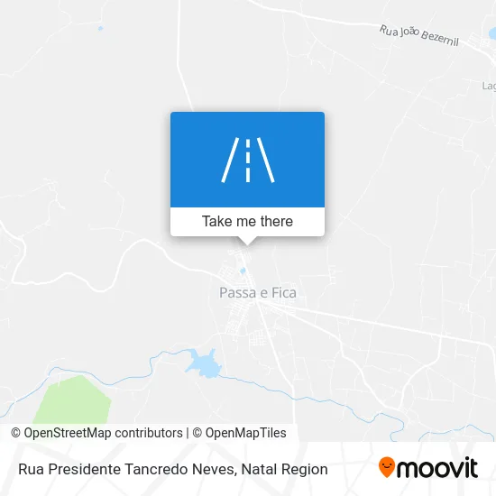 Rua Presidente Tancredo Neves map