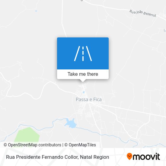Rua Presidente Fernando Collor map