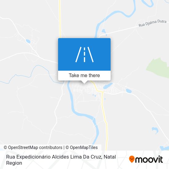 Rua Expedicionário Alcides Lima Da Cruz map