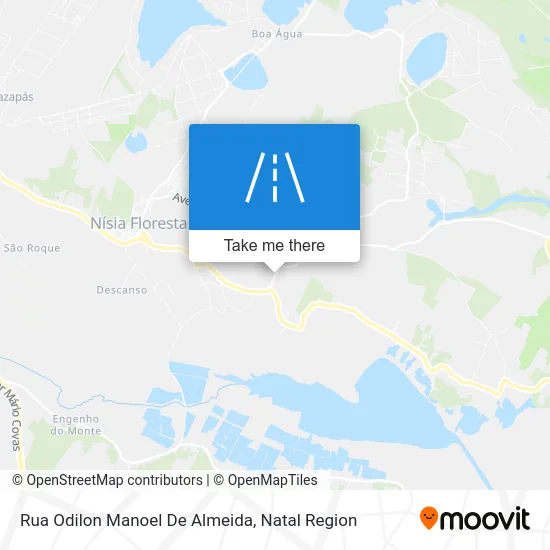 Rua Odilon Manoel De Almeida map