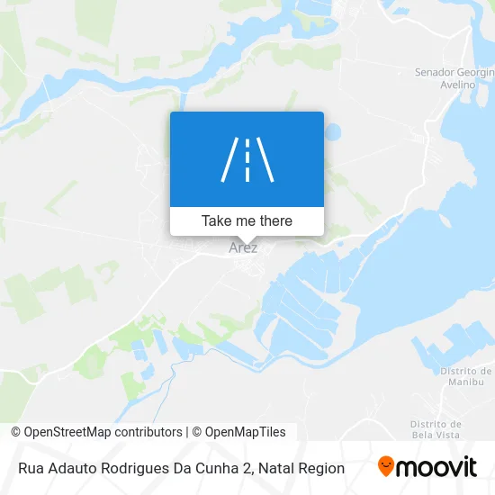 Rua Adauto Rodrigues Da Cunha 2 map