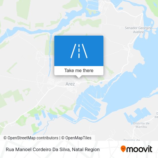 Rua Manoel Cordeiro Da Silva map