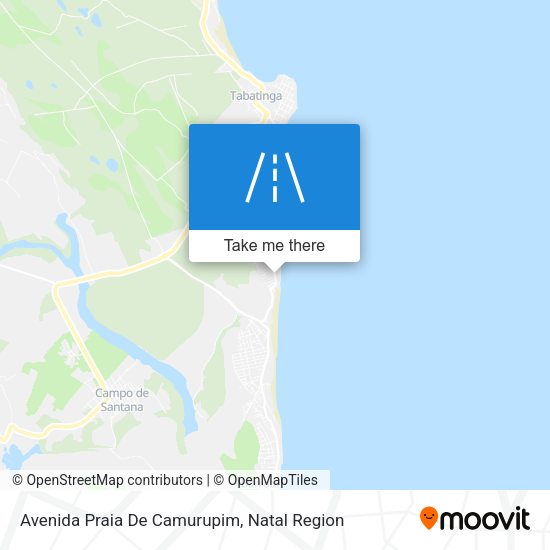 Avenida Praia De Camurupim map