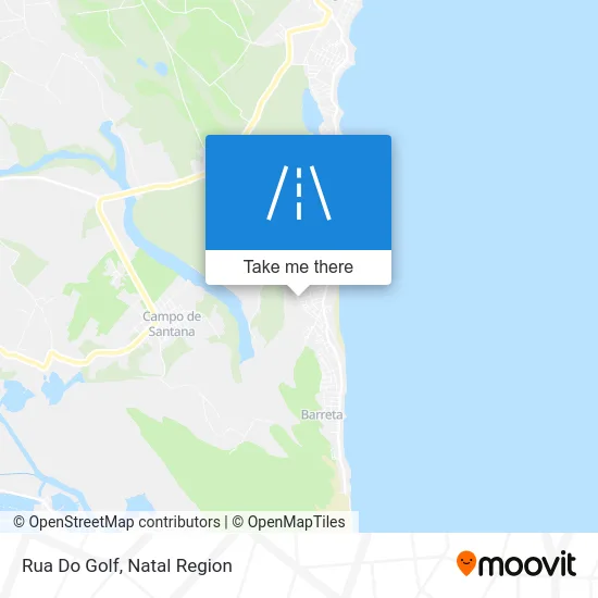 Rua Do Golf map